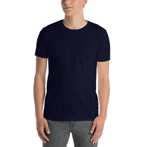 Navy Plain T shirt Navy Cotton Plain T shirt for Men
