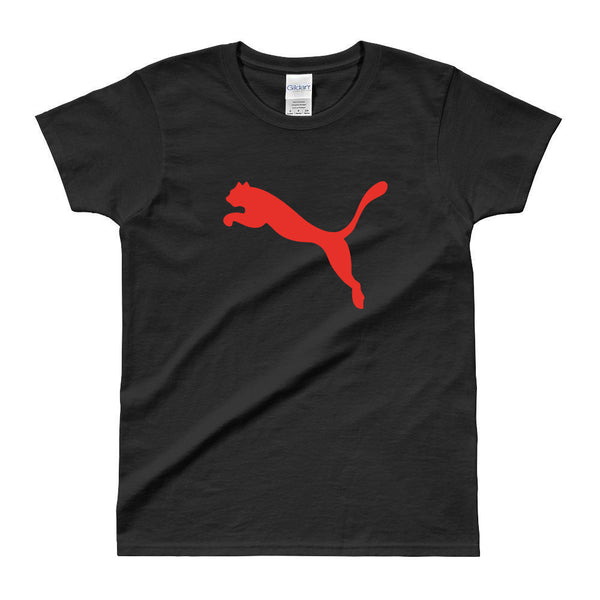 Red and black puma on sale shirt