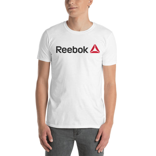 Reebok T shirt White Reebok Logo T shirt Cotton Short-sleeve T shirt for men