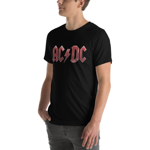 AcDc Rock Band Logo t shirt for men