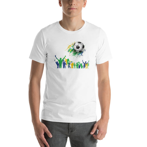 Abstract Football art t shirt in pure cotton