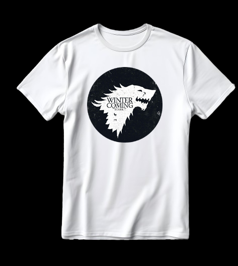Wolf Winter is coming Game of Thrones t shirt