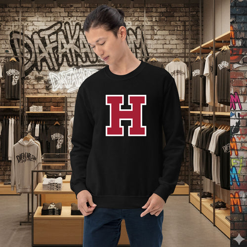 Harvard University H Printed Sweatshirt for Men and Women