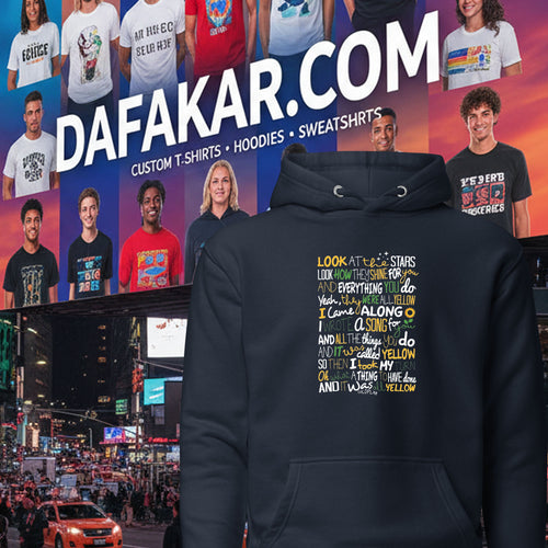 Look at the Stars Coldplay song Hoodie For Boys and Girls