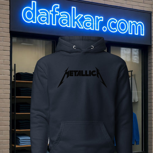 Metallica Black Logo Flees Pullover Hoodie