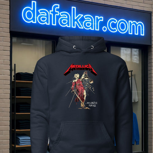 Metallica Rock Band And Justice for All Unisex Hoodie