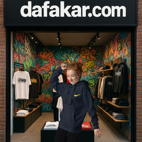 Nike Yellow Swoosh Pullover Hoodie for Men and Women