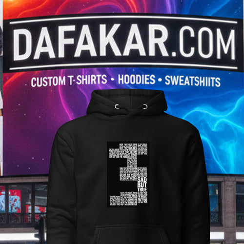 Sad but Ture Metallica Hoodie for Boys and Girls