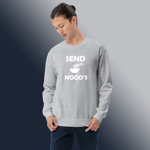 Send Noods Sweatshirt Funny Food Sweatshirt for Men and Women