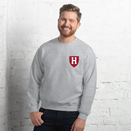 University of Harvard Small Logo Flees Sweatshirt