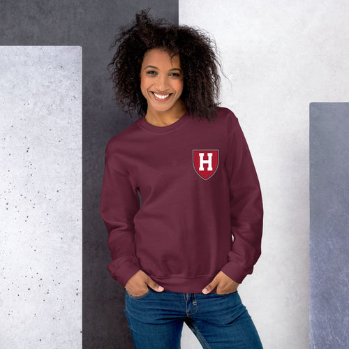 University of Harvard Small Logo Flees Sweatshirt