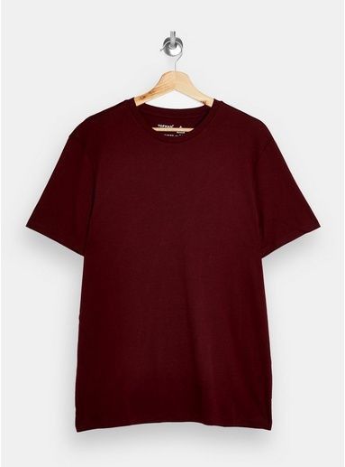 Women Maroon Half Sleeve Cotton T shirt