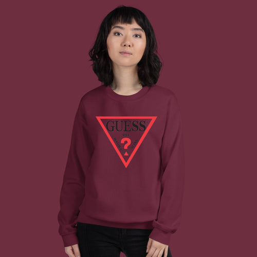 Guess Branded Flees Sweatshirt for Men and Women