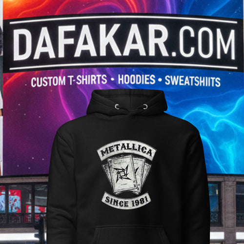 Rock Band Metallica Vintage Pullover Unisex Hoodie