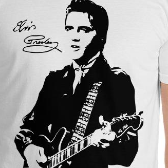 Elvis Presley T Shirt White Celebrity Elvis Presley t Shirt for Men