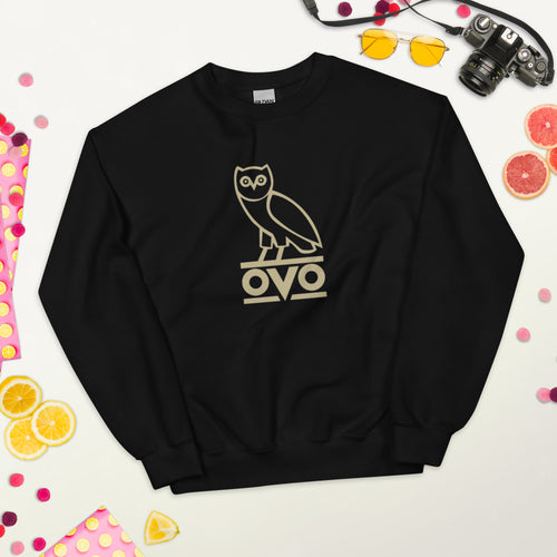 OVO Owl Logo Printed Sweatshirt for Men and Women