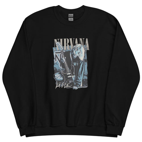 Vintage Kurt Cobain Nirvana Band Sweatshirt for Men and Women