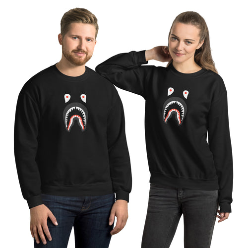 Bathing Ape Shark Sweatshirt for Boys and Girls