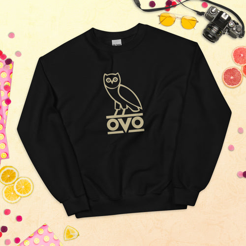 OVO Owl Logo Printed Sweatshirt for Men and Women