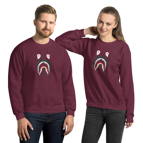 Bathing Ape Shark Sweatshirt for Boys and Girls