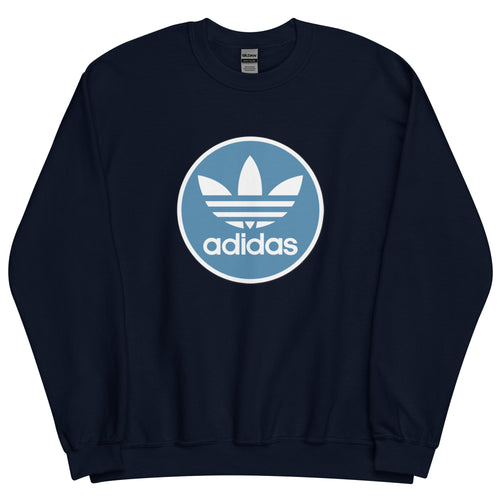 Adidas Blue Color Flees Sweatshirt for Men and Women