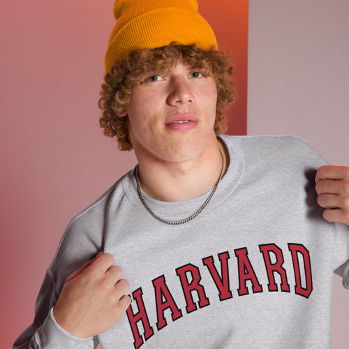 Logo of Harvard University Printed Sweatshirt