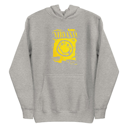 Yellow Smile Face Nirvana Hoodie for Men and Women