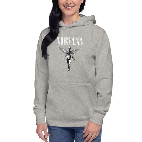 Nirvana Band in Utero Album Logo Printed Hoodie For Girls and Boys