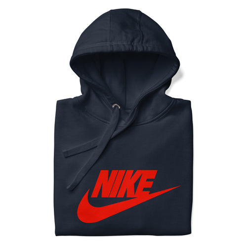 Red Nike printed Hoodie in black grey and nave color for Man and Women