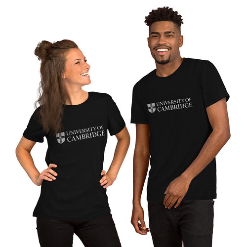 University of Cambridge Gray logo cotton t shirt for men and women