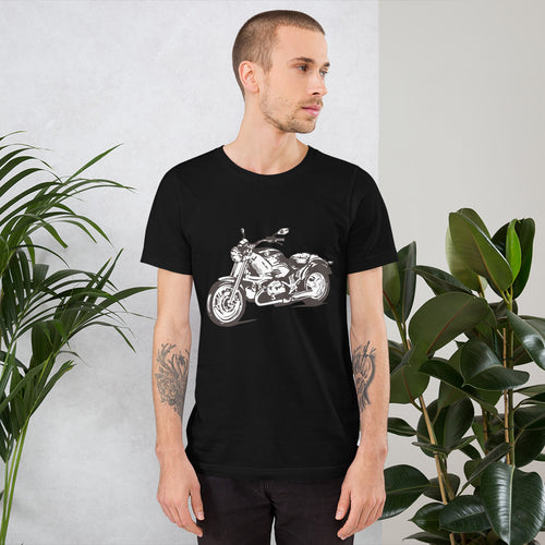 Motor cycle vintage t shirt for men