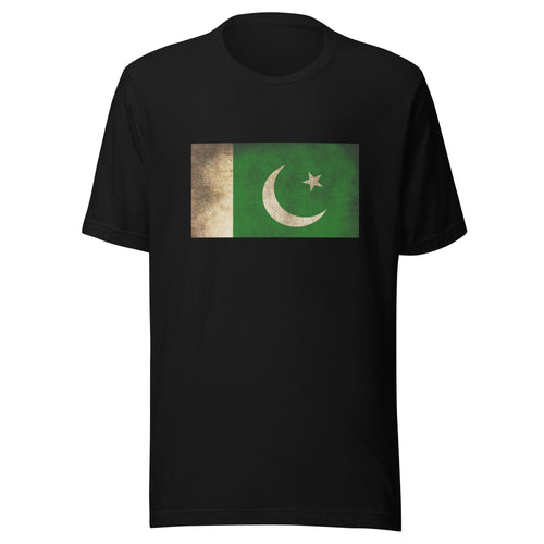 Vintage Pakistani flag t shirt for men and women