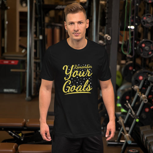 Remember your Goals motivational t shirt for teachers