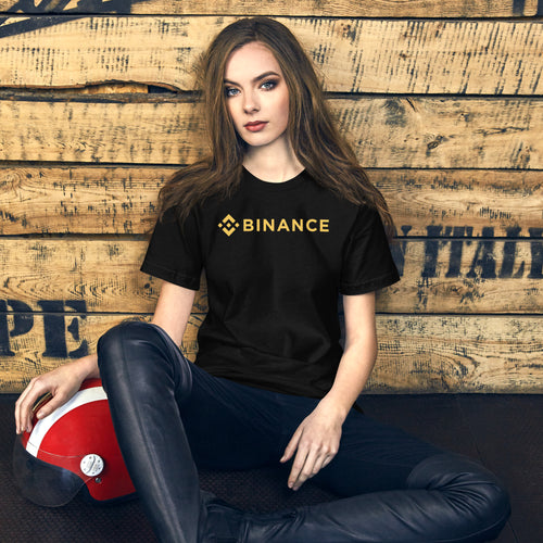 Binance Crypto Currency Exchange Logo T Shirt for Men and Women