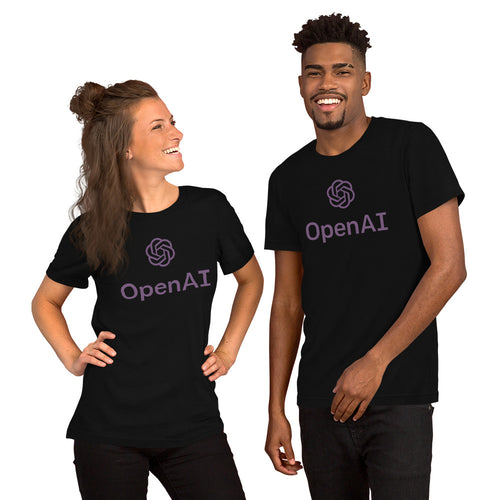 Open AI Logo Chat GPT Printed T Shirt