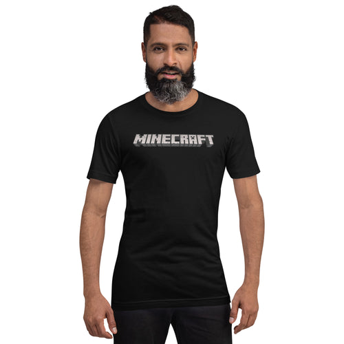 minecraft shirt in black and white colour pure cotton great stuff