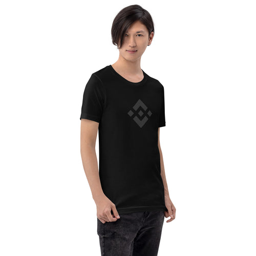 Cryptocurrency t shirt for men Binance Coin BNB printed logo