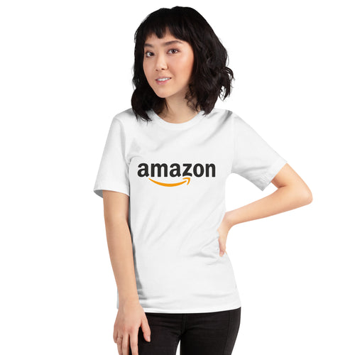 Amazon logo printed t shirt for men and women