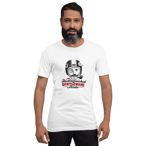 Distinguished Gentleman Ride motor cycle racing t shirt for men