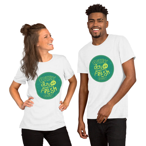 Every Day is a Fresh Start motivational t shirt online for men and women