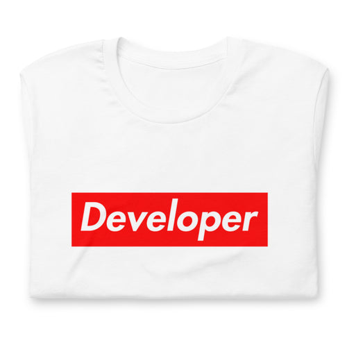 Developer t shirt for IT students and experts
