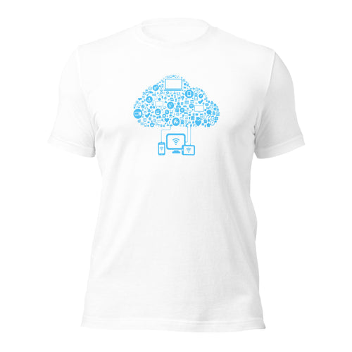 Computer Cloud beautiful design cotton t shirt for IT experts