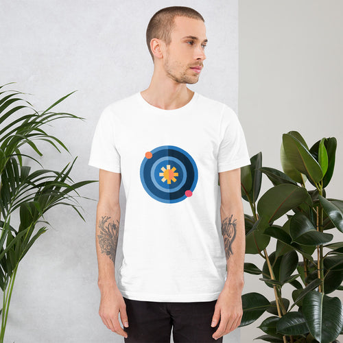 Red Hot Chili Peppers Blue logo cotton t shirt for men