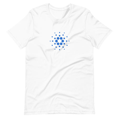 crypto T shirt Cardano ADA blue logo for men and women