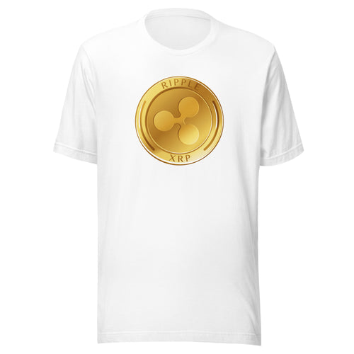 Crypto Ripple XRP Coin Golden t shirt