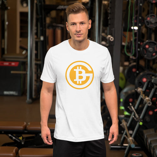 Bitcoin BTC Cryptocurrency t shirt for men