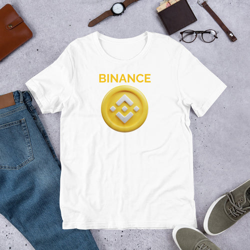 Logo of Binance Exchange Printed T Shirt for Men and Women