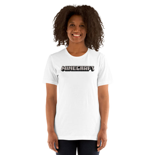 minecraft shirt in black and white colour pure cotton great stuff