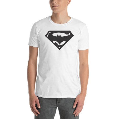 Batman Vs Superman T shirt Superman Logo T shirt Cotton White Short-Sleeve T shirt for men