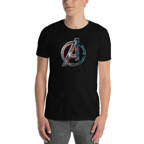 Avengers T shirt Black Short Sleeve Cotton T shirt for men